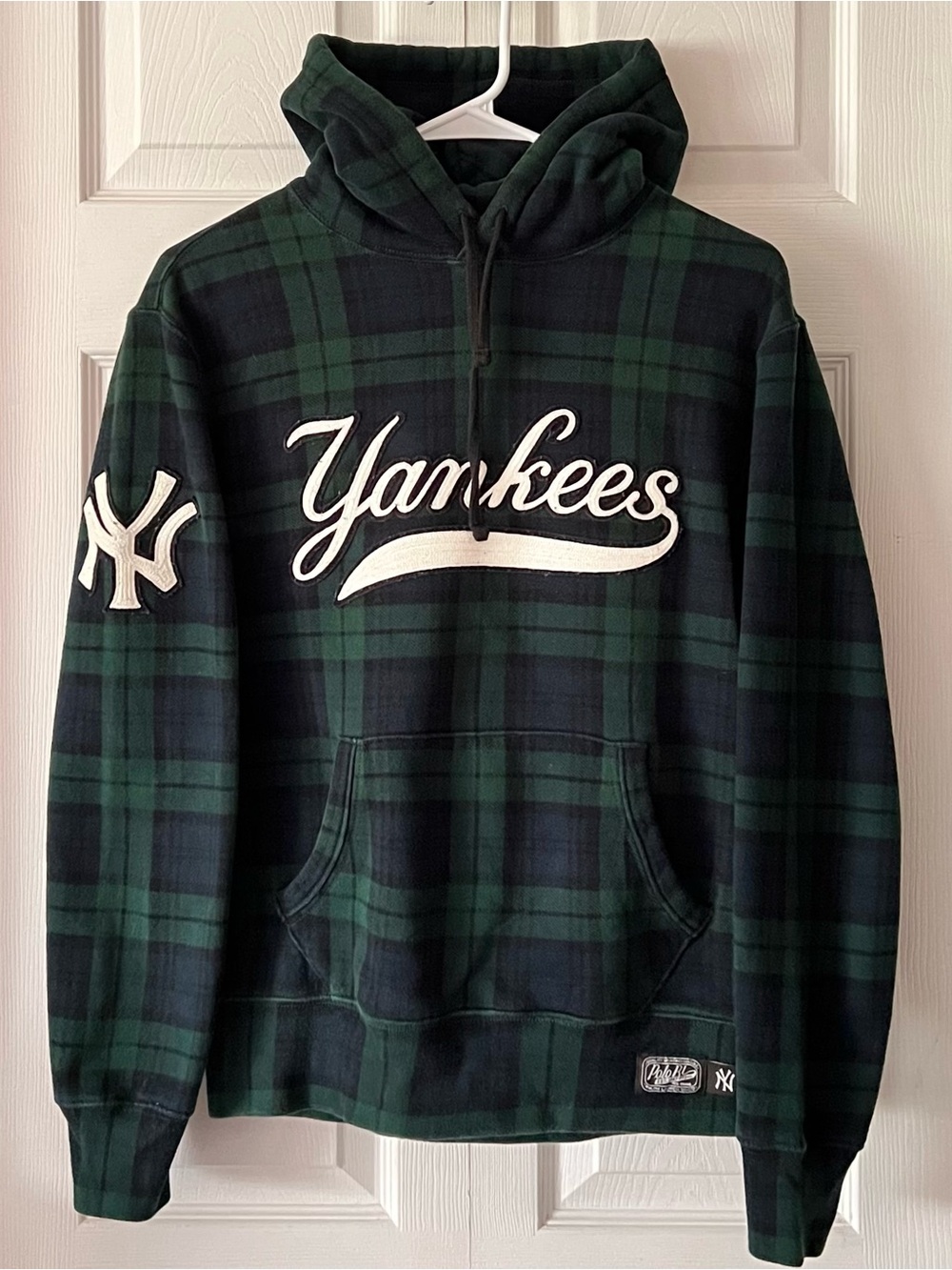 Polo Ralph Lauren x MLB New York Yankees Plaid Hoodie